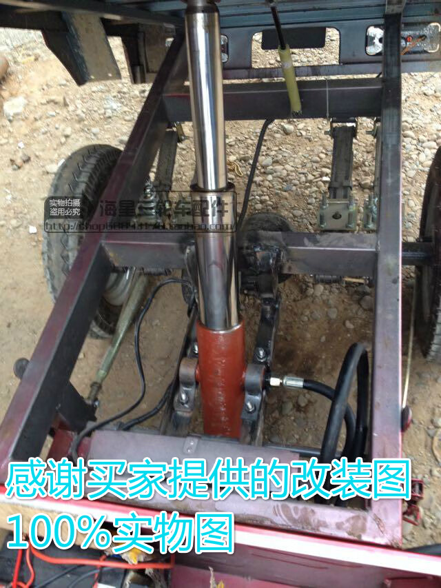 48v电动三轮车改装电机油泵液压自卸车60v2v24v液压自卸翻斗一体泵