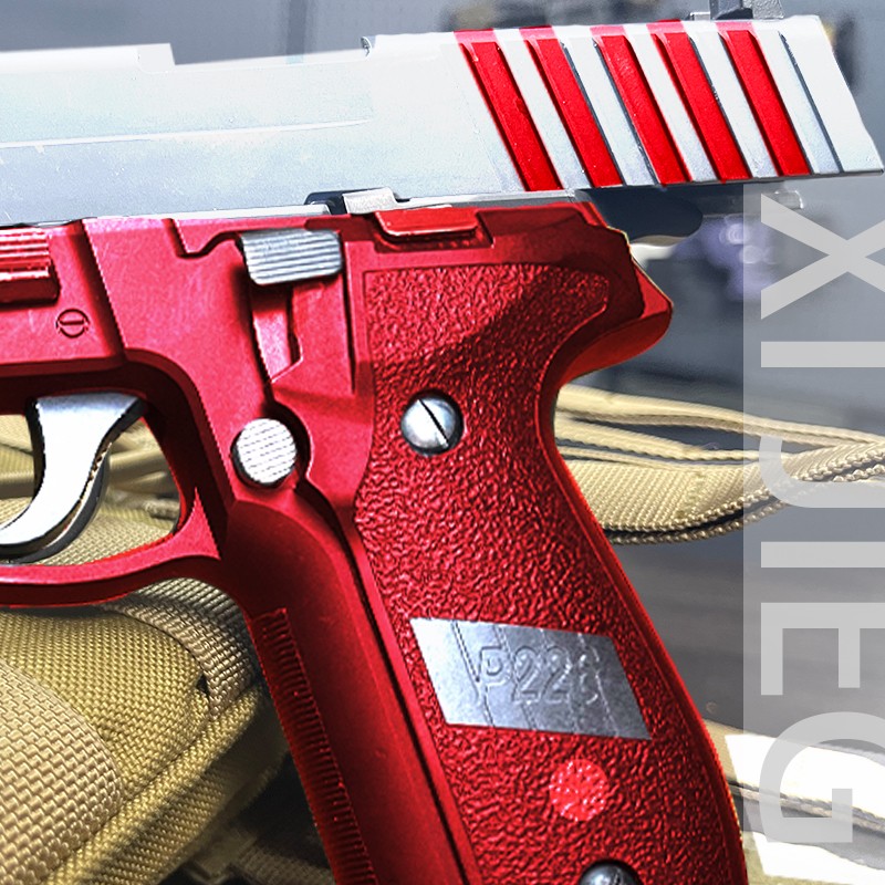 激光玩具枪p226半金玩具炝男孩玩具训练模拟激光发射全拆玩具下场cs