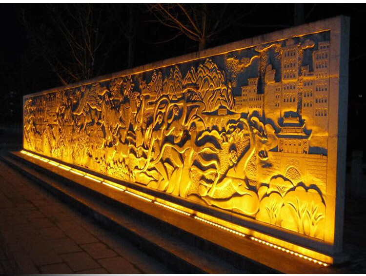 洗墙灯 户外防水 地埋灯户外防水灯嵌入式洗墙灯18瓦24w36w220v方形