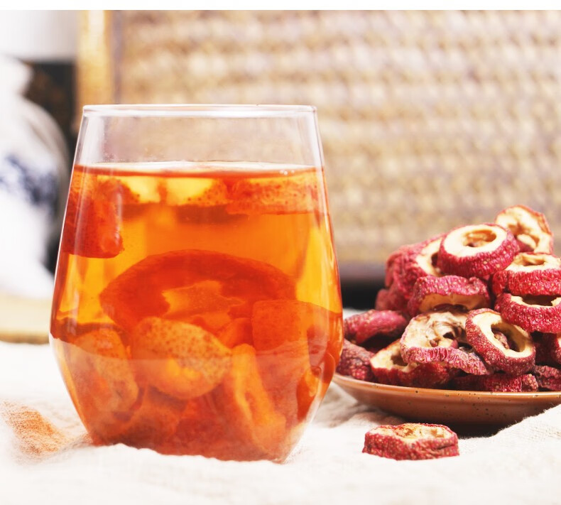 北京同仁堂山楂片山楂干无硫干制无核山楂圈泡茶泡水喝的山楂茶水果茶