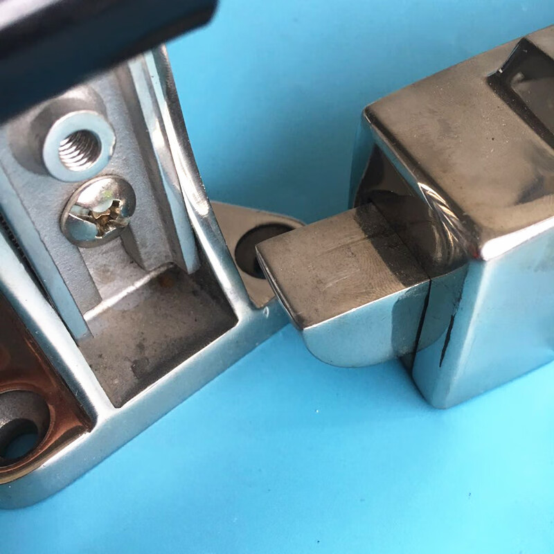 不锈钢冷库门锁凸门冷冻库安全把手烘箱锁速冻门锁冰库锁平门矮脚10