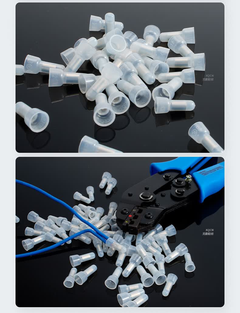紫铜快速接线帽ce125奶嘴压线帽电线短接接线器尼龙绝缘闭端子加长