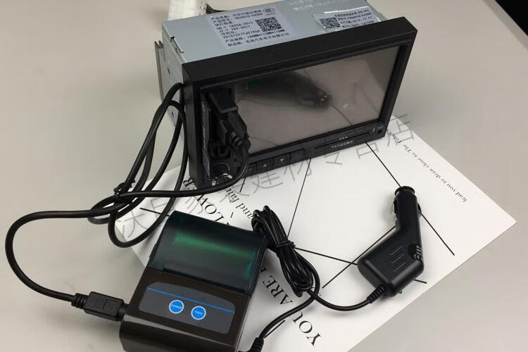 fgacct货车卡车行车记录仪年审上牌外接串口打印机升级版保修2年5卷纸