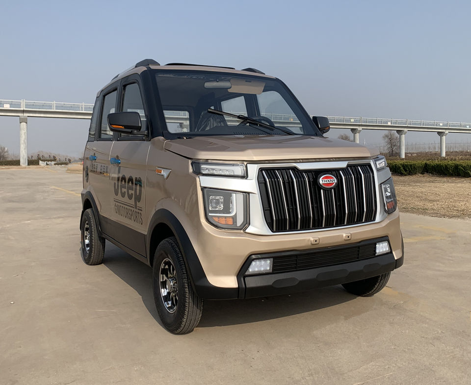 麦酷威新款锂电瓶电动四轮车汽车成人新能源油电两用越野车家用代步车