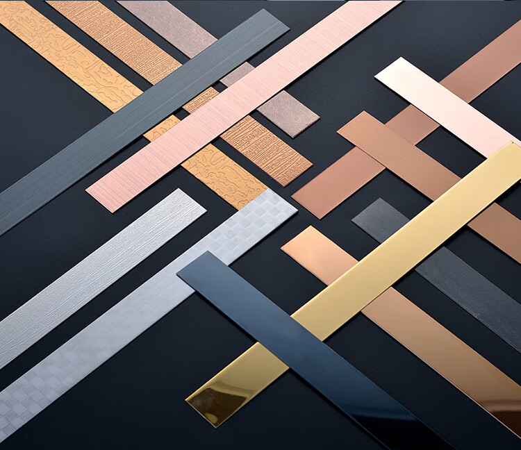 定制不锈钢线装修平板装饰线条钛金条u背景墙边框 吊顶收边条 包边条