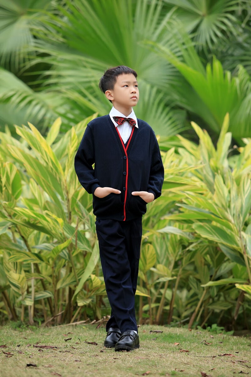 深圳小学生校服校服小学生男冬制礼服男冬制衬衫130cm