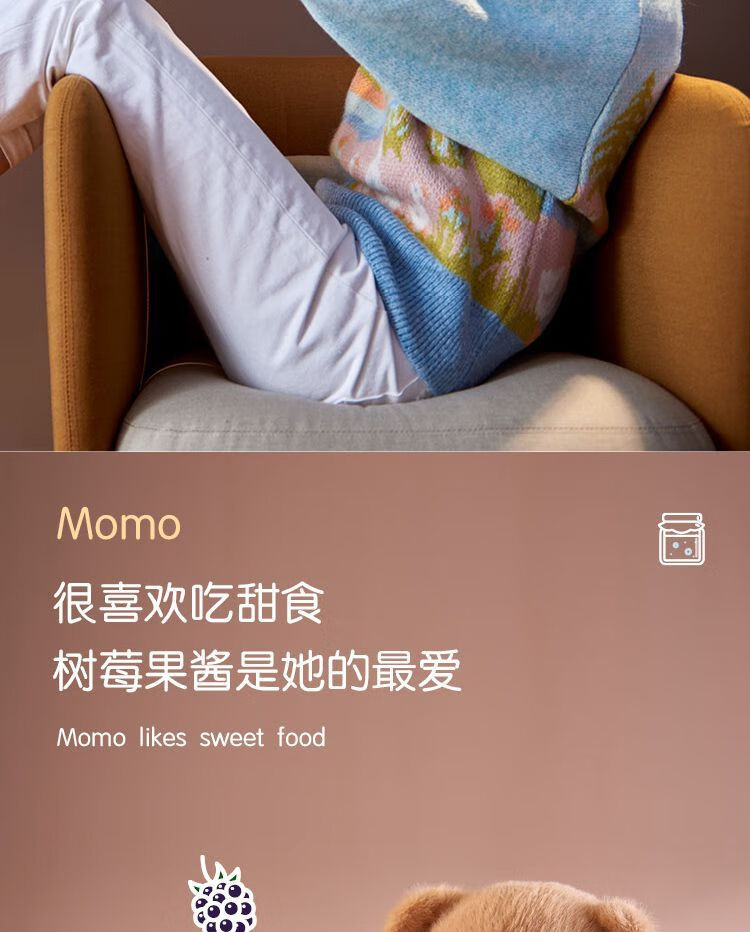 上新故事版熊teddytales莉娜熊手工泰迪熊情侣闺蜜礼物sleepyhead预定