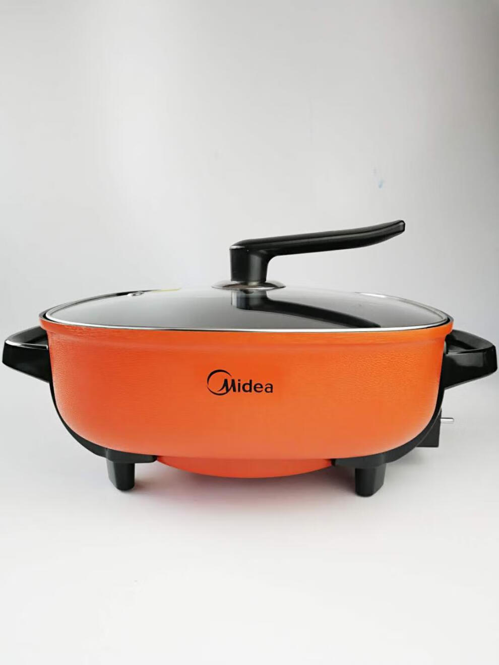 电火锅家用电炒锅多功能热狂煮不粘一体锅 lhn30a橘色(6l)【图片 价格
