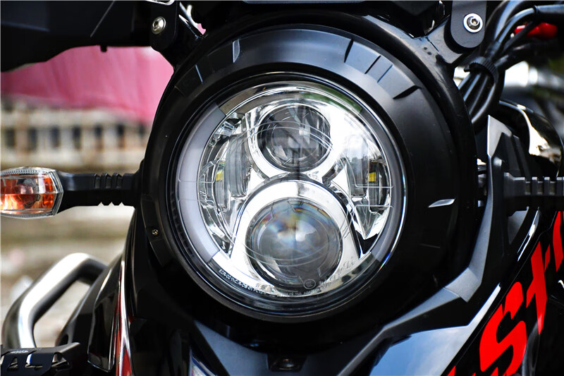 前照灯改装led双光透镜照明无损升级 dl250大灯总成(质保三年)【图片