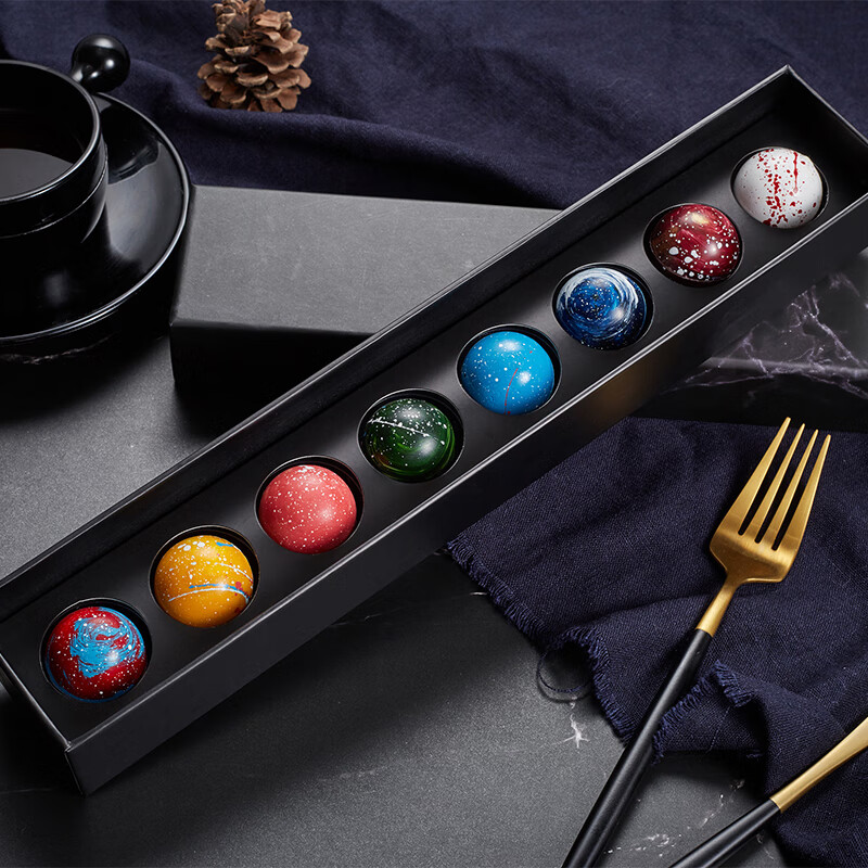 520比利时宇宙地球太阳系八大行星球巧克力礼盒创意生日新年礼物下单