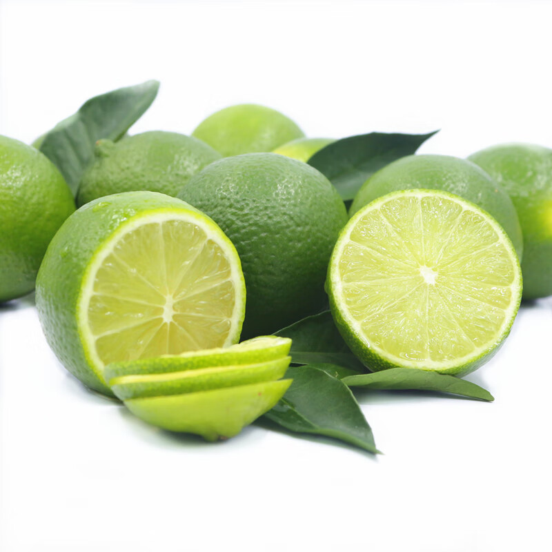新鲜现摘泰国品种无籽青柠檬5斤香柠檬小青柠皮薄多汁装 80-120g 1500
