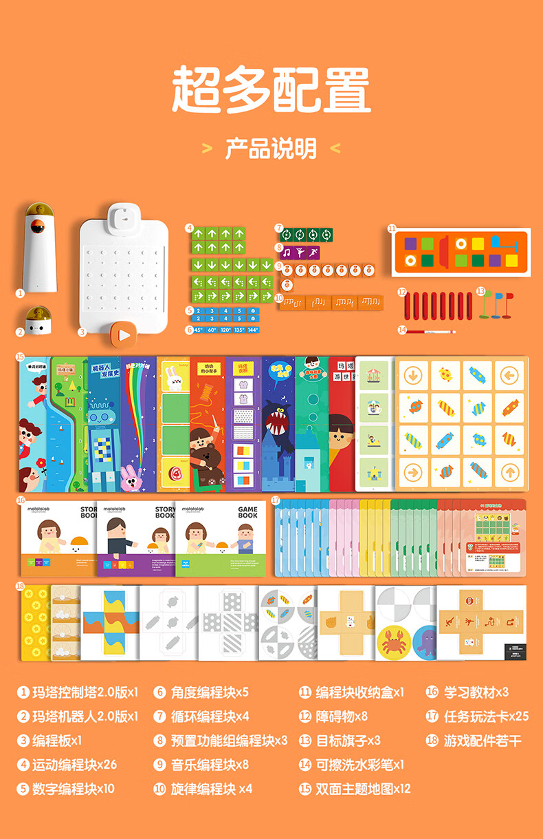 糖蚁玛塔儿童编程机器人玛塔编程机器人pro2早教玩具思维训练儿童男孩