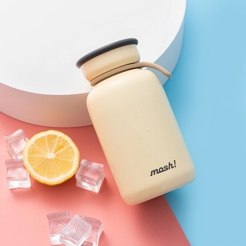 mosh拿铁保温杯女高颜值可爱便携304不锈钢杯子真空保冷保温水杯男