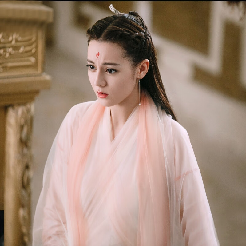 上书同款古装女日常汉服白凤九衣服成人仙女古筝服飘逸 连宋白袍黄披