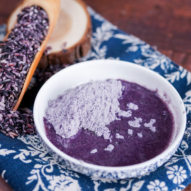 农家现磨紫米面粉紫色面粉蛋糕馒头面包烘焙伴侣1斤-5斤 紫米面粉1斤