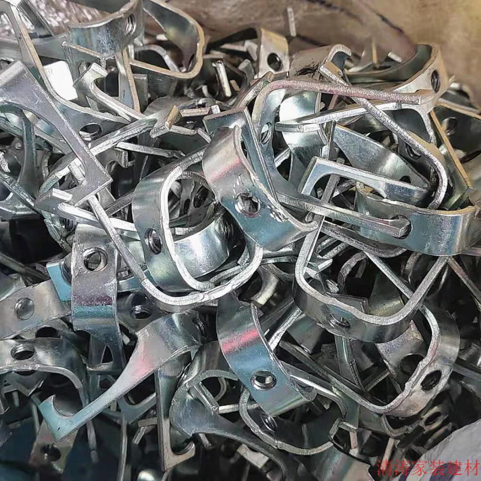 福西西镀锌龙骨卡子u型卡jdgkbg电线管卡吊丝杆吊卡铁管箍带螺丝套装