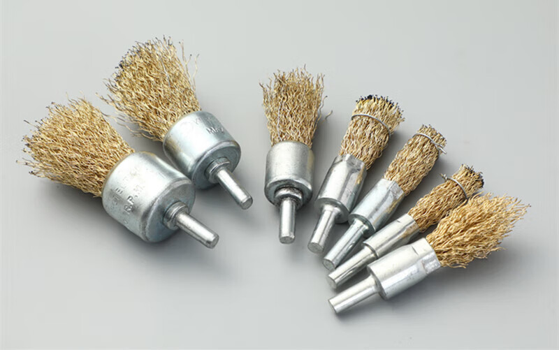 电动角磨机钢丝刷头碗型平行打磨头除锈神器不锈钢抛光轮木工工具 t型