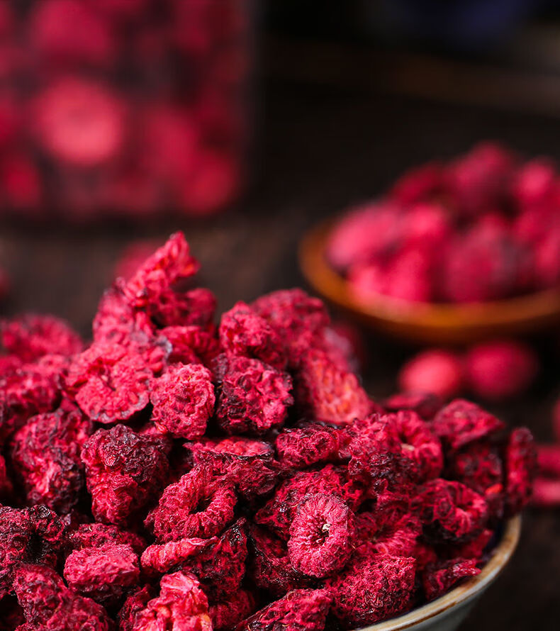 无糖原味树莓果干野生山梅干覆盆子山越莓干苏脆梵莓120克 原味树莓