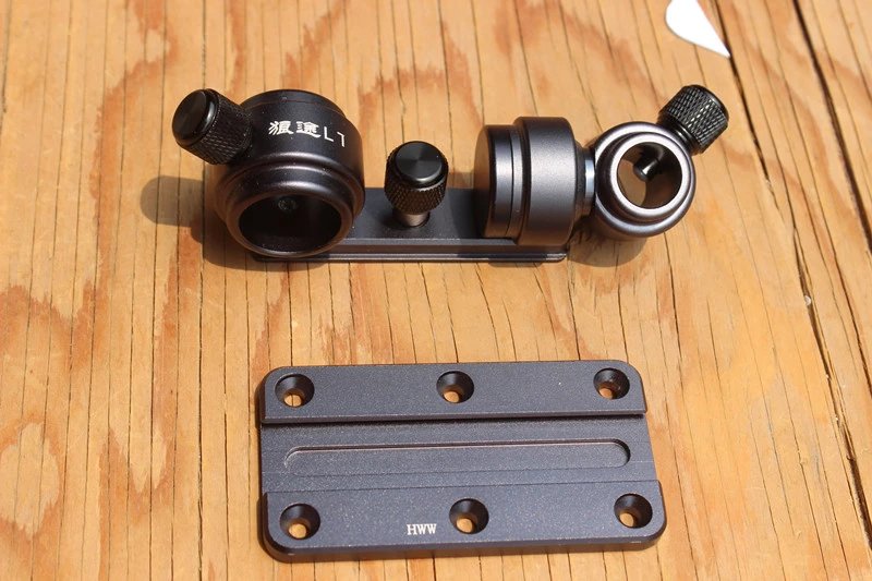 钓箱配件五件套狼途002万向炮台架左右手通用拐角炮台前置炮台架 蓝色