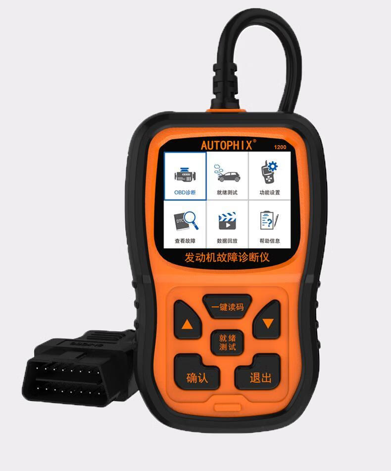 适用于汽车故障检测仪om123汽车诊断检测仪obd行车电脑通用发动机故障