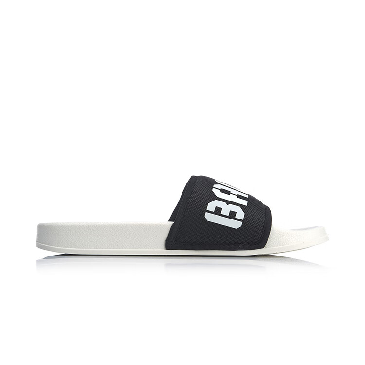 李宁篮球场下拖鞋2020新款badfive反伍bd5slide夏季透气运动鞋标准黑