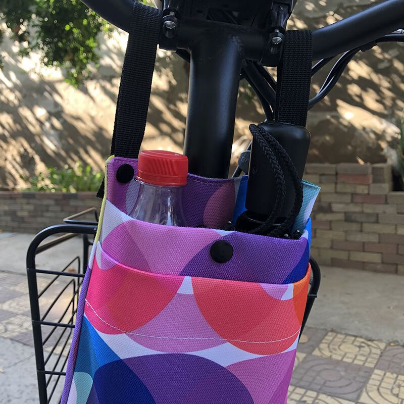 小挂兜车挂兜收纳袋置物袋手机包摩托车挂袋储物袋挂包 帆布带网-黑色