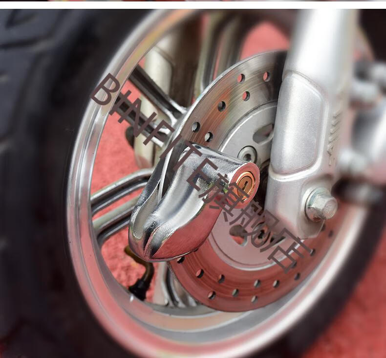 碟刹锁电动摩托车防盗锁山地自行车单车锁刹车盘锁电瓶车车碟锁合金钢