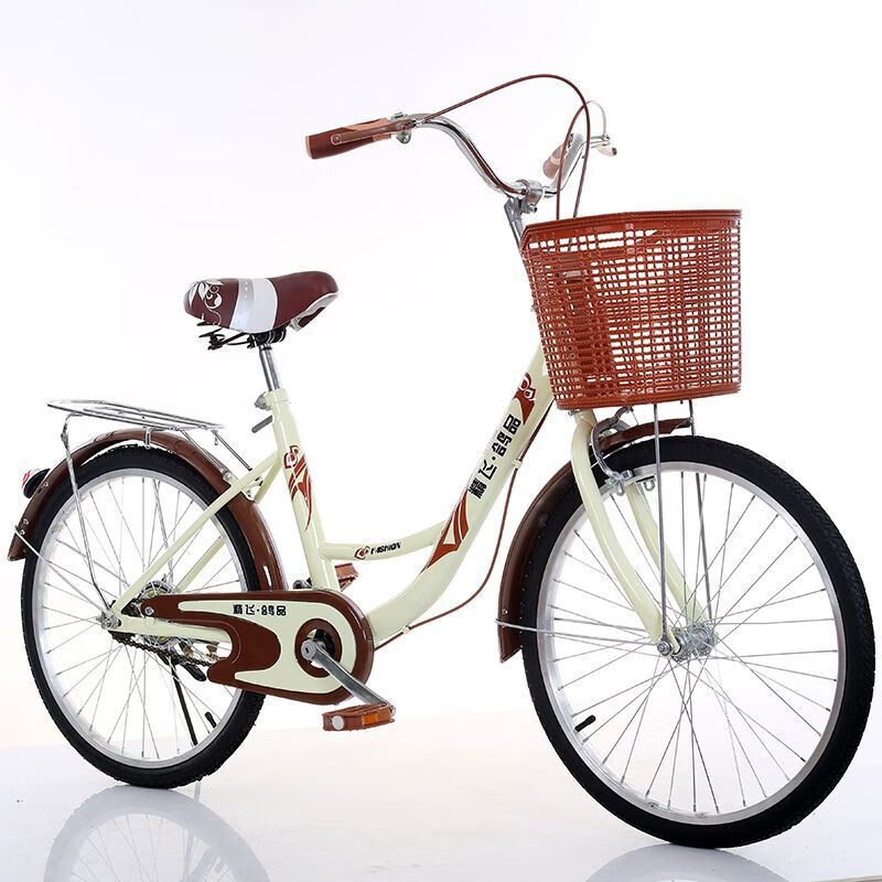 鳯凰自行车旗舰官方同款自行车女式通勤单老式轻便公主学生成人男淑女