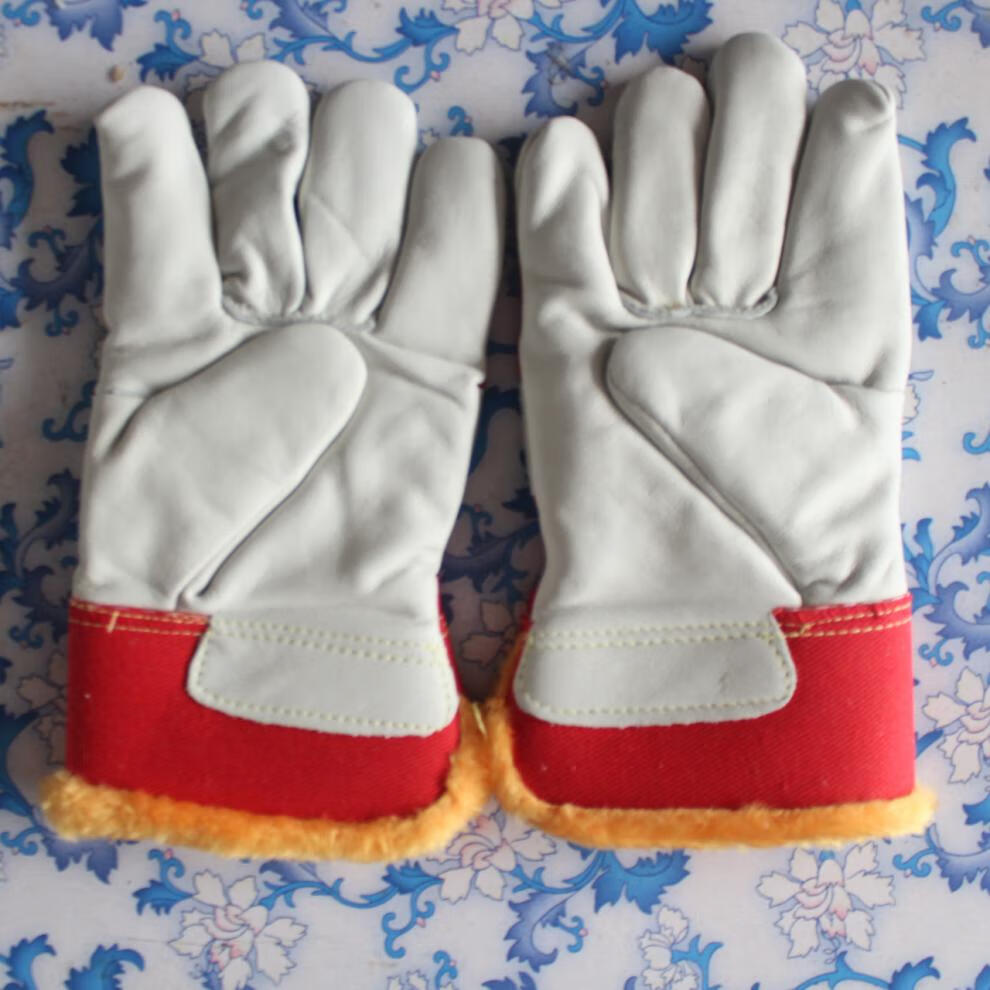 冷库棉手套加厚劳保耐低温防水防冻干活防寒保暖防冻工作 黄色 xl