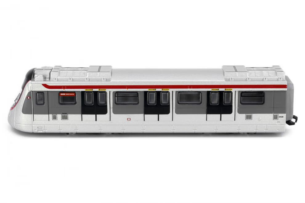 tiny微影 mtr港铁 红碪机场快线地铁站场景 客运列车 合金车模型 mtr