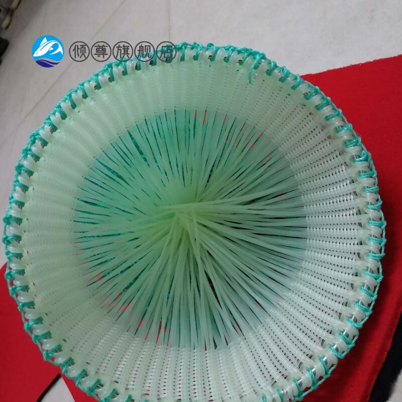 20cm淡水潜水鱼护便捷腰间装鱼网袋鱼网兜鱼护装螺网袋手工编织 20