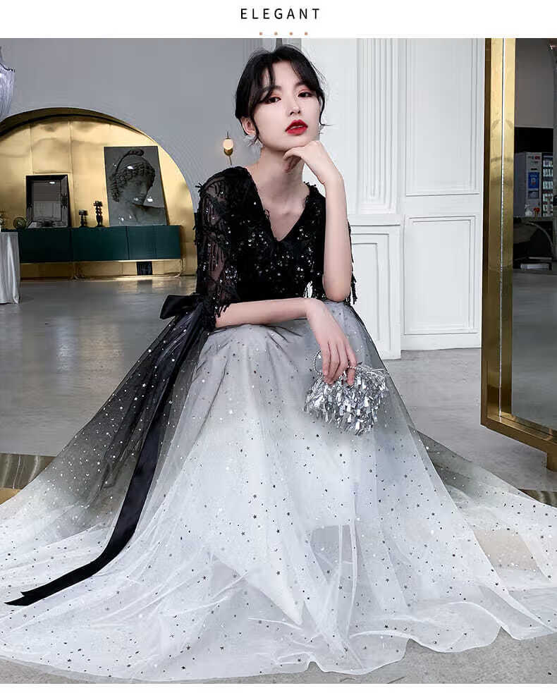 bf宴会晚礼服裙女2022新款高贵优雅气质学生成人礼生日长款平时可穿ys