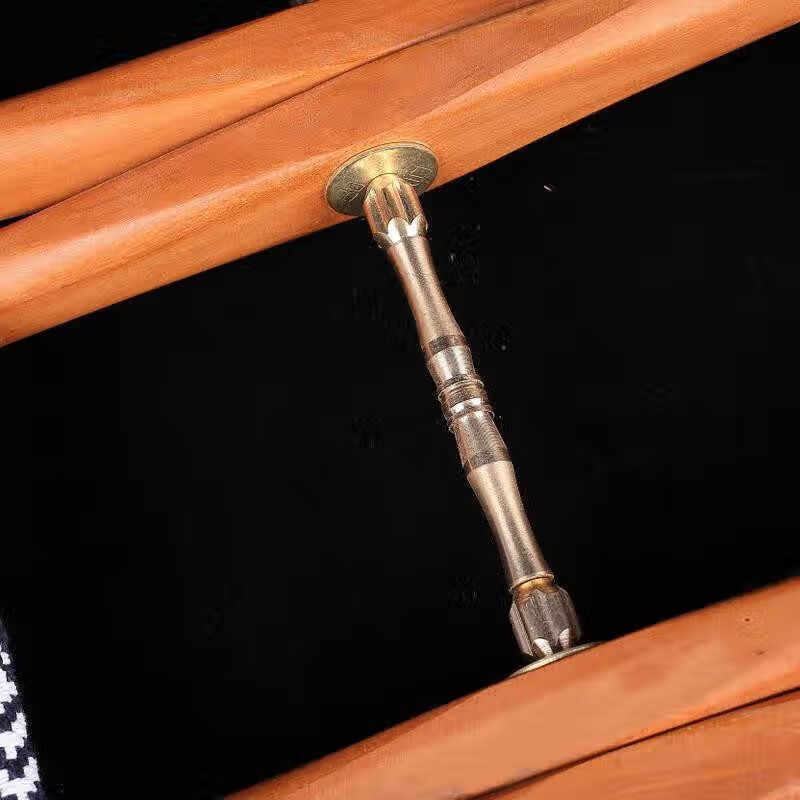 实木马扎铜轴配件山东红木马扎折叠凳五金零件布面绳铁丝柱j4 36厘米