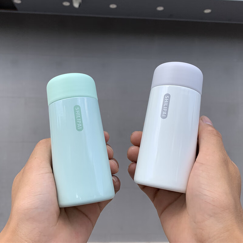绿珠便利100韩版创意迷你小巧女士保温杯带茶隔学生可爱口袋随手水杯