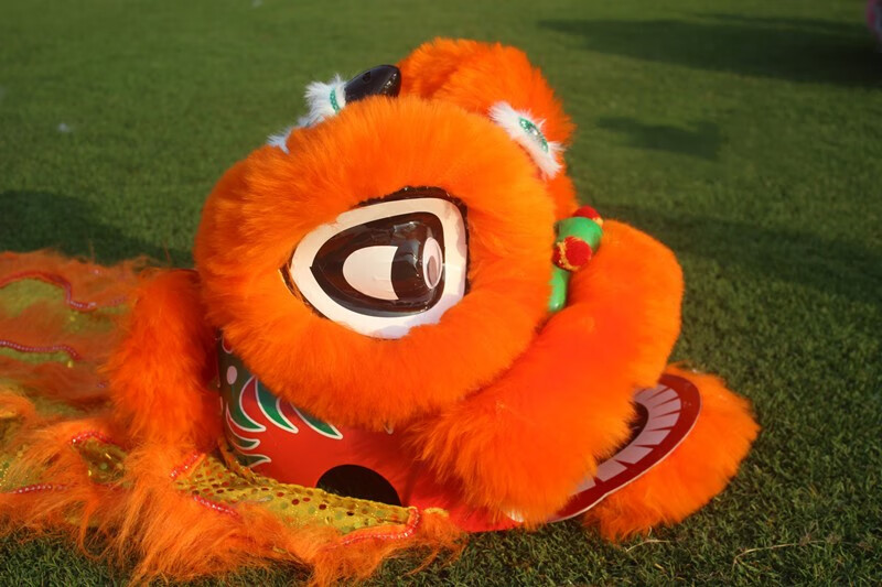 小米生态同款羊毛舞狮儿童舞狮子醒狮头儿童狮子头儿童小狮子学校表演