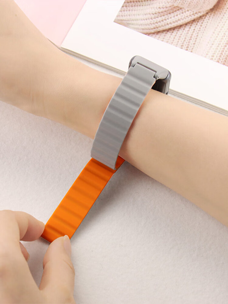 适用于华为6手环腕带智能运动荣耀6强力磁吸硅胶表带6pro创意个性潮