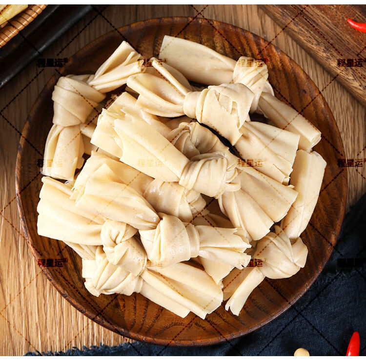 豆扣结豆寇腐竹结豆制品食材炸串火锅豆皮麻辣烫素肉干货含盐 款:1.