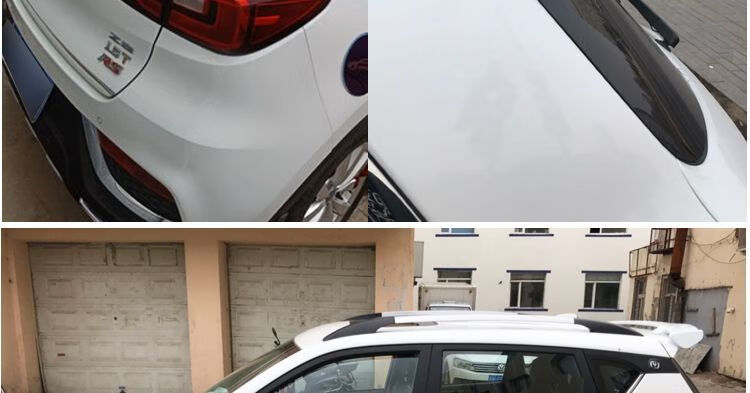 适用于新奔奔evcs15cs35cs75cs55长安cs35plus改装通用尾翼亮黑下单