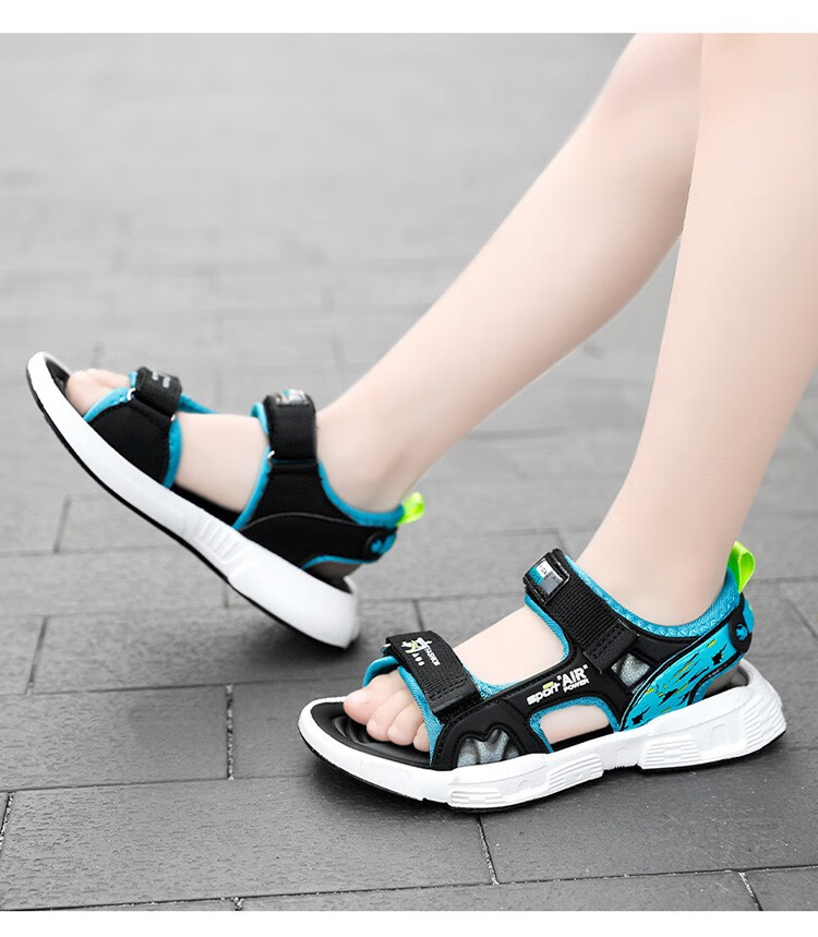 男童胖脚宽肥凉鞋夏款8男孩9中大童10大码12中学生沙滩鞋15岁41码品质