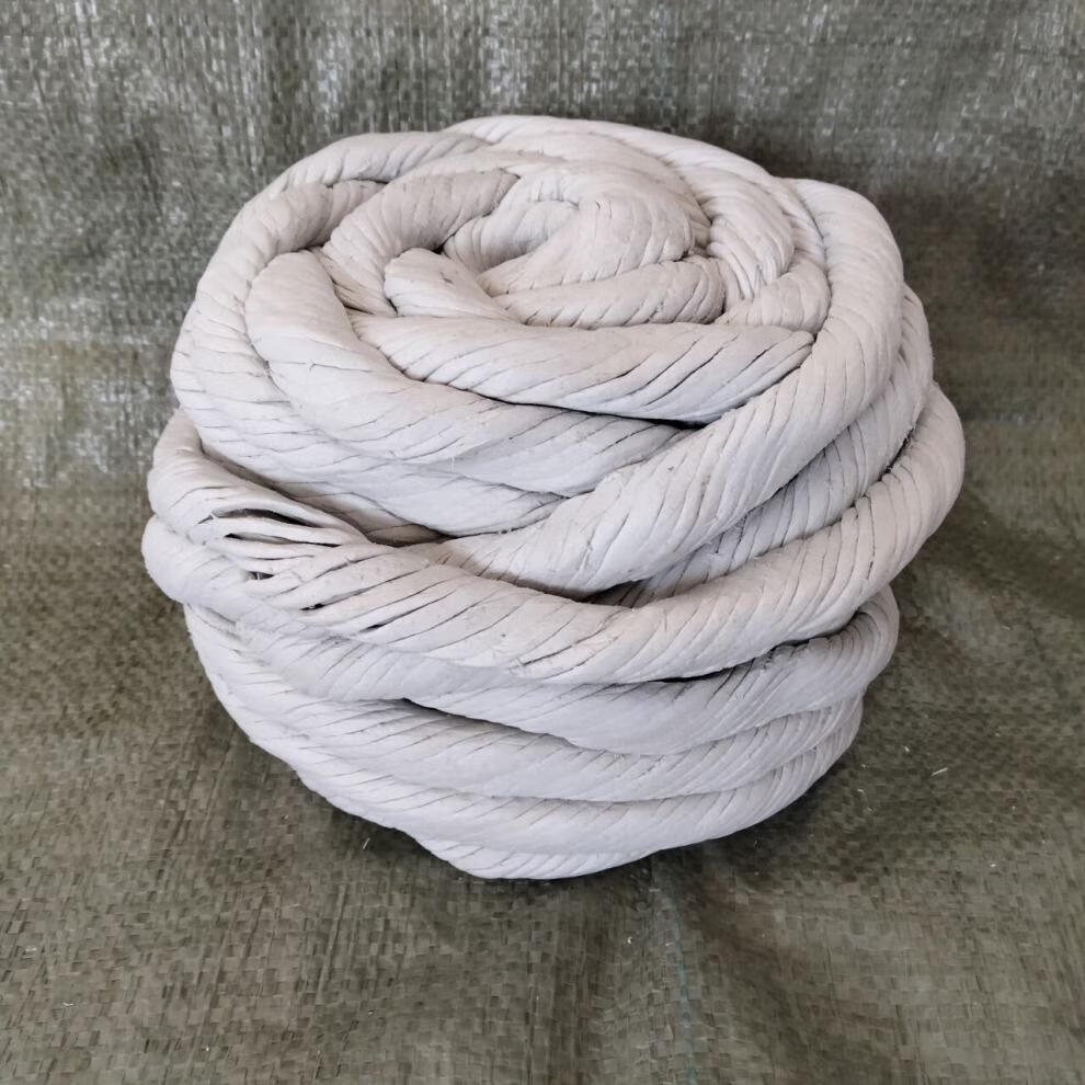 无尘石棉绳保温隔热耐高温石棉扭绳耐火密封石棉编织绳有尘石棉绳无尘