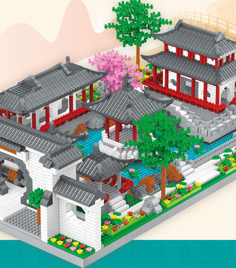 乐高lego旗舰积木阿房宫建筑模型拼装高难度男女孩子礼物 滕王阁