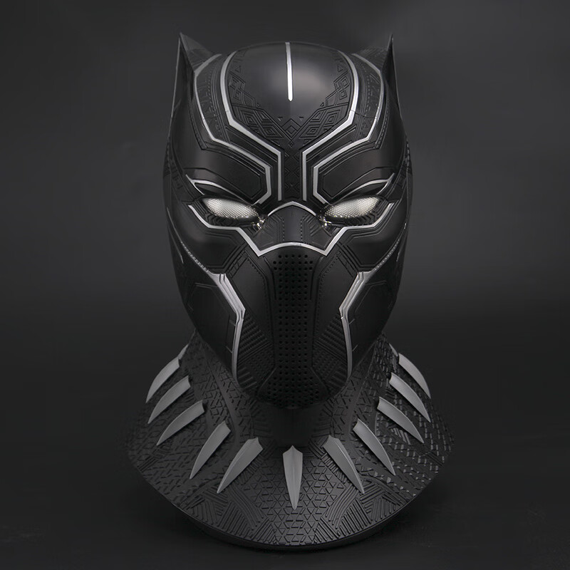 黑豹1:1头盔真人穿戴头盔cos面具复仇者联盟周边收藏摆件 黑豹头盔