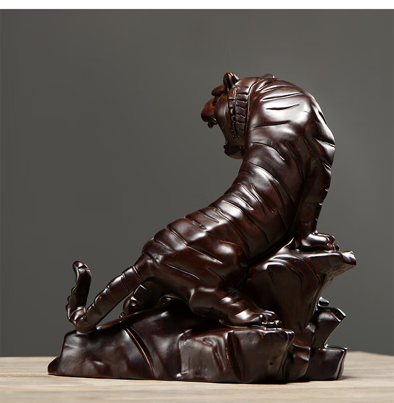 黑檀木上山虎【高26cm】【图片 价格 品牌 报价】-京东