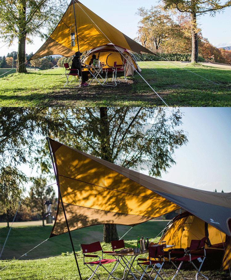 雪峰帐篷snowpeak雪峰户外露营野营拱形防水帐篷天幕组set250h set