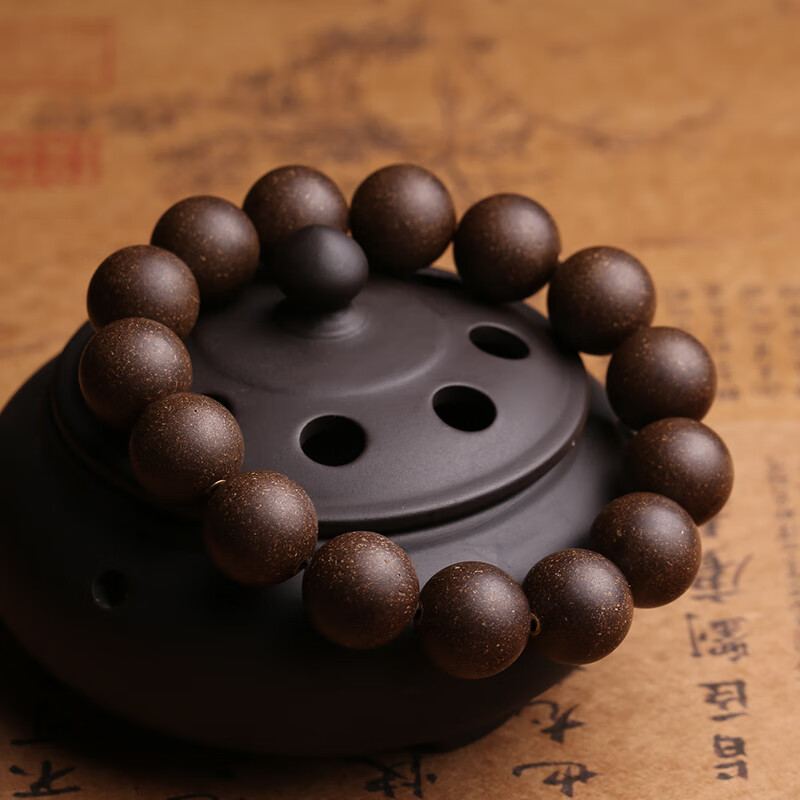 龙涎香手串天然合香珠手串古法龙涎香珠沉香佛珠手链纯手工木质男女