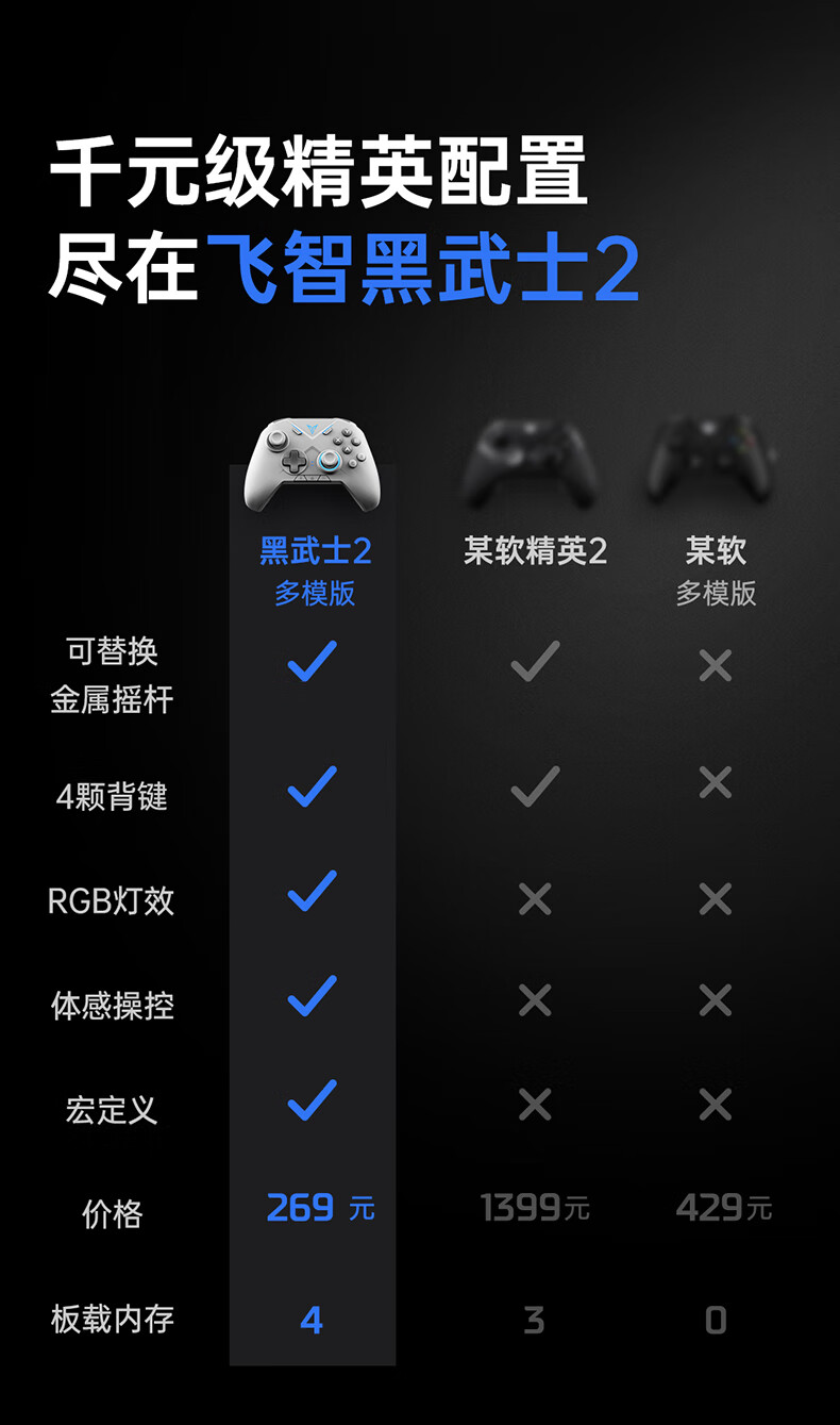京闪送黑武士x8pro飞智2游戏手柄xbox无线手机电脑手柄pc吃鸡苹果安卓
