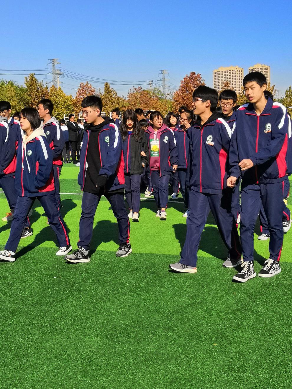 校服昌樂二中南京宇通南湖海達昆明行知學校春秋款271教育中學褲155