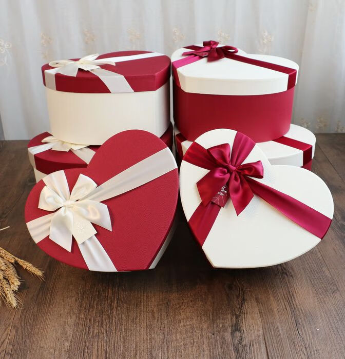 【京享好礼】礼物盒子爱心形空盒 大号心形礼物盒子空盒爱心礼盒千