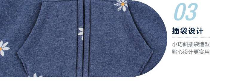 Gap婴儿碳素软磨抓绒运动卫衣618854 春秋新款洋气童装开衫外套 蓝色 90cm(18-24M)
