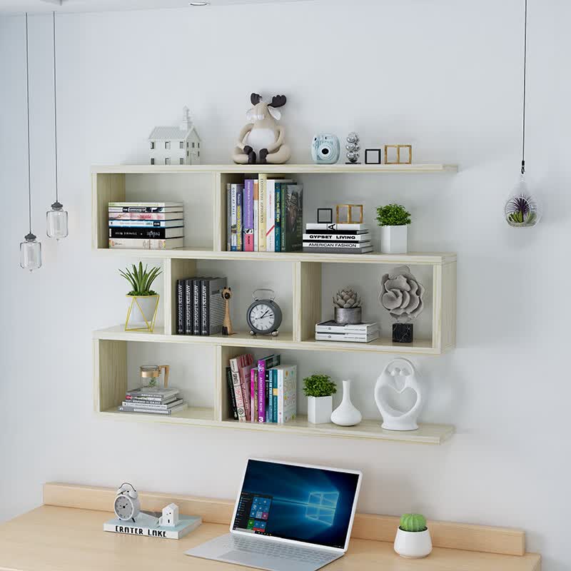 挂柜墙柜简易储物柜墙上置物架装饰壁挂书架墙壁装卧室隔板客厅墙面